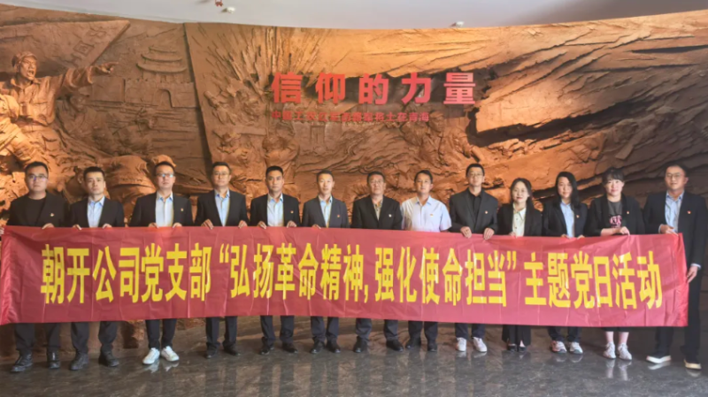 朝开公司党支部开展&ldquo;弘扬革命精神 强化使命担当&rdquo;主题党日活动